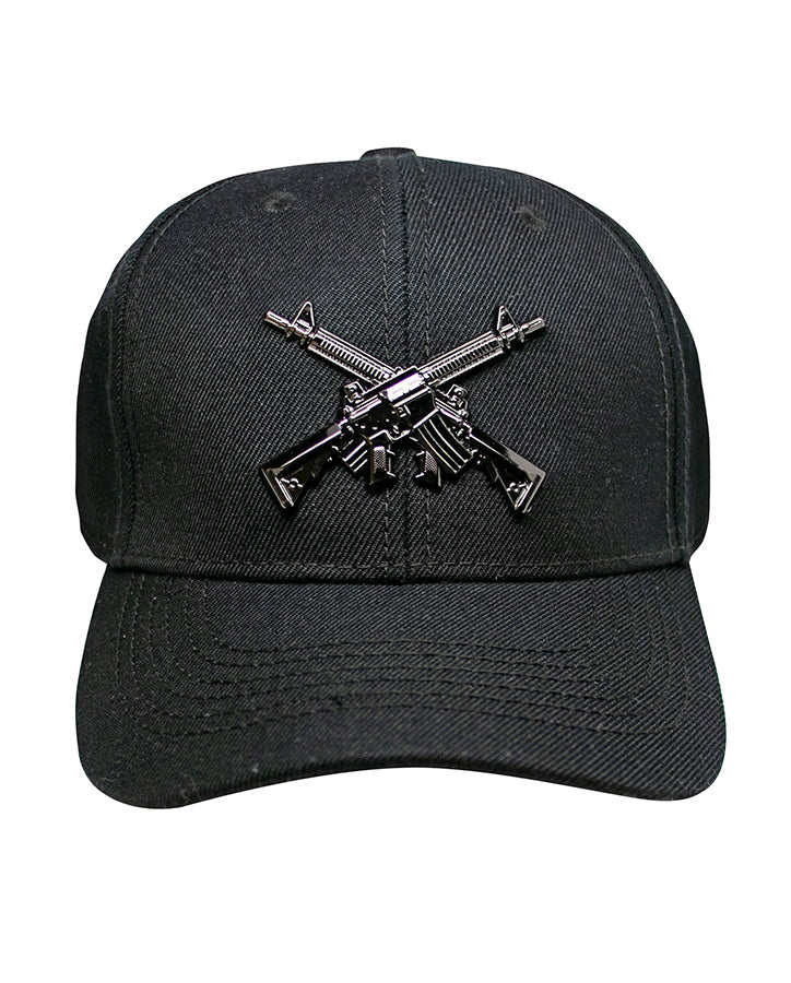 Metallic Crossed Rifle Cap – Official Recon Wear