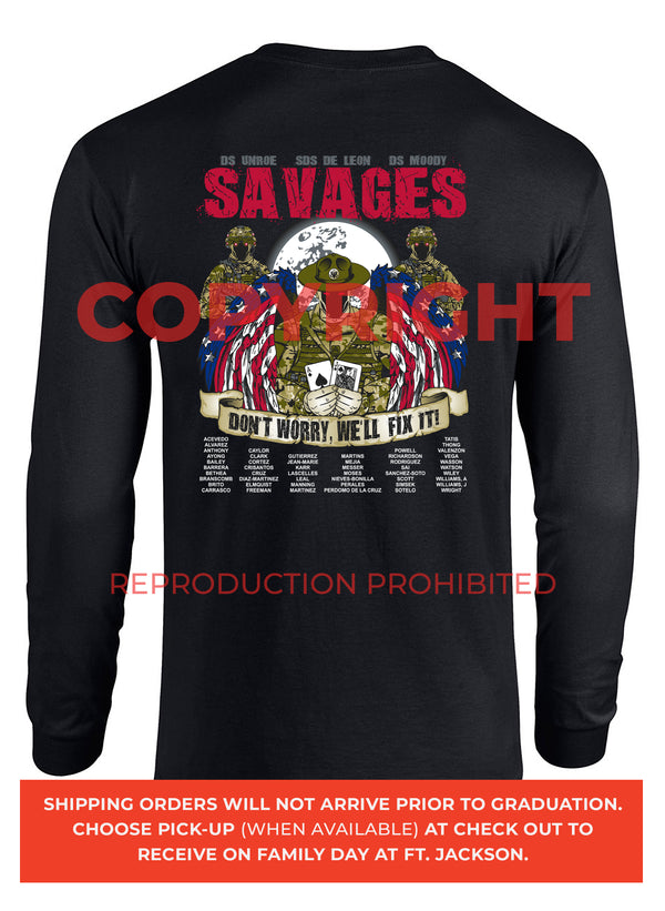 1-34 Charlie, 1st Platoon - SAVAGES - 07.09.26 GRAD
